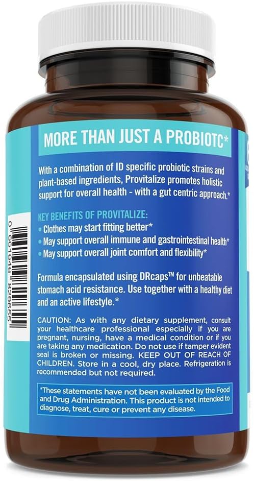 BB Company Provitalize | Probiotics for Women Digestive Health, Menopause | Sexy Midsection Curves, Bloat, Joint Support | Turmeric Curcumin | Packaging Vary | Now (Formerly Better Body Co.)(60 Ct)