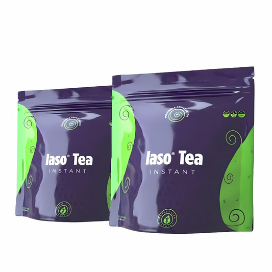 TLC Total Life Changes IASO Herbal Tea - Manufacturing Date on Top Part of The Pack Means Month/Year - 25 Count (Pack of 2) - Muzsha Ltd