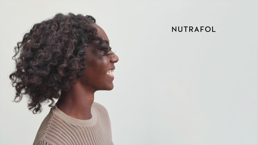 Nutrafol Women's Hair Growth Supplements, Ages 18-44, Clinically Proven for Visibly Thicker and Stronger Hair, Dermatologist Recommended - 1 Month Supply - catagory- health - hairgrowth - hair- supplement- product video- muzsha ltd- trendhub 